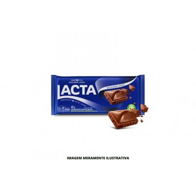 CHOCOLATE AO LEITE LACTA 1X17X80G